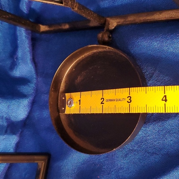 Pair of decorative Mirrored candle holders - Picture 5 of 6